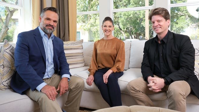 Chris Kirk, Crystal Hirst and Wesley Steck are all part of the team at JBGoodwin Realtors, which ranks No. 1 among midsize employers in the American-Statesman’s 2021 Top Workplaces of Greater Austin project. - Credit: Mark Matson For American-Statesman