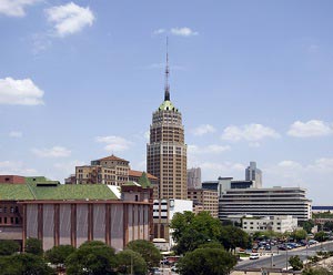 San Antonio skyline on a sunny day
